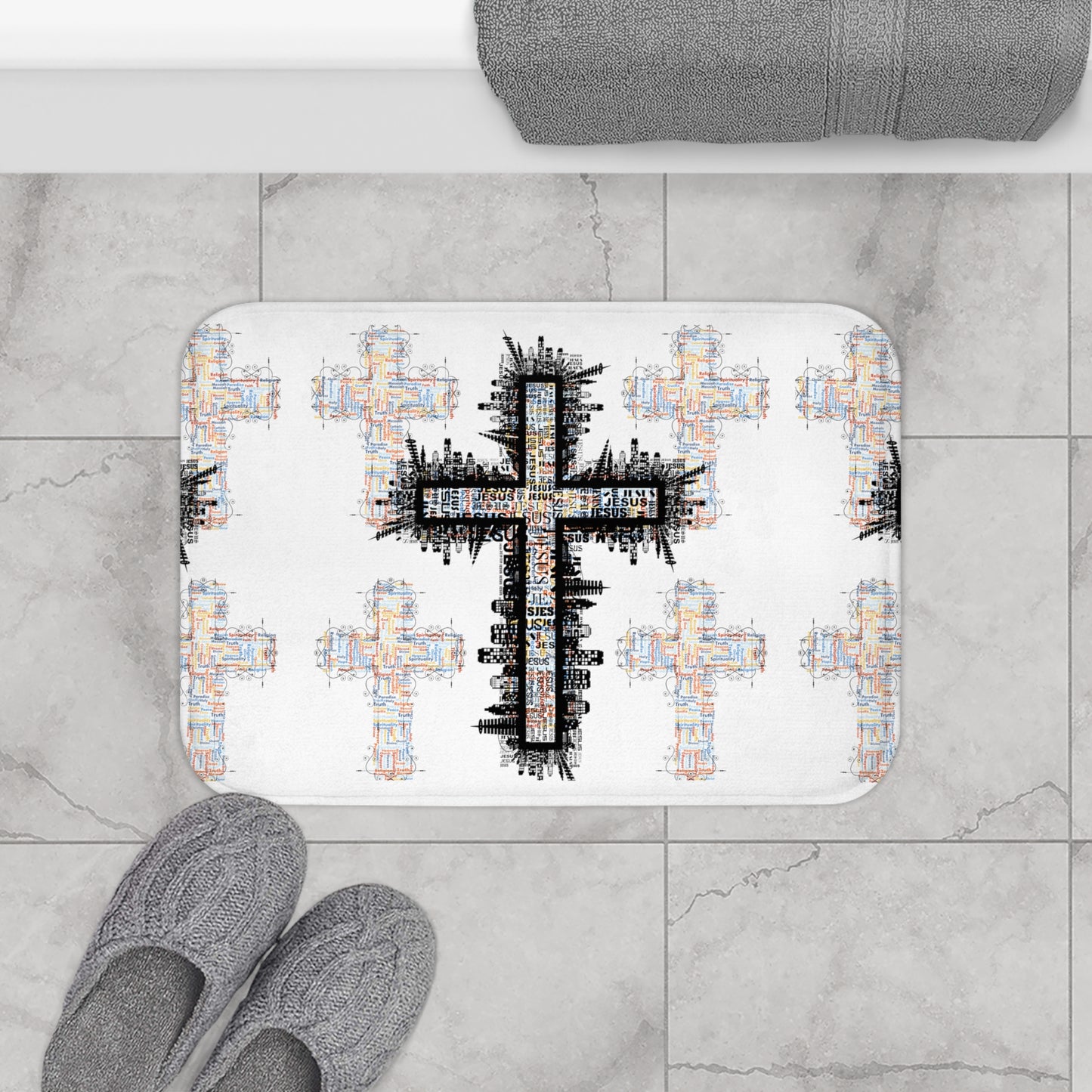 City of Faith Bath Mat