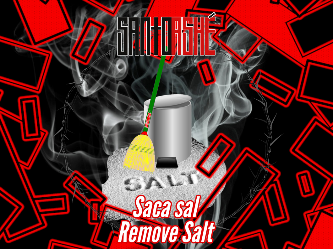 Saca Sal | Remove Salt Santo Ashe 7 day Altar Candle