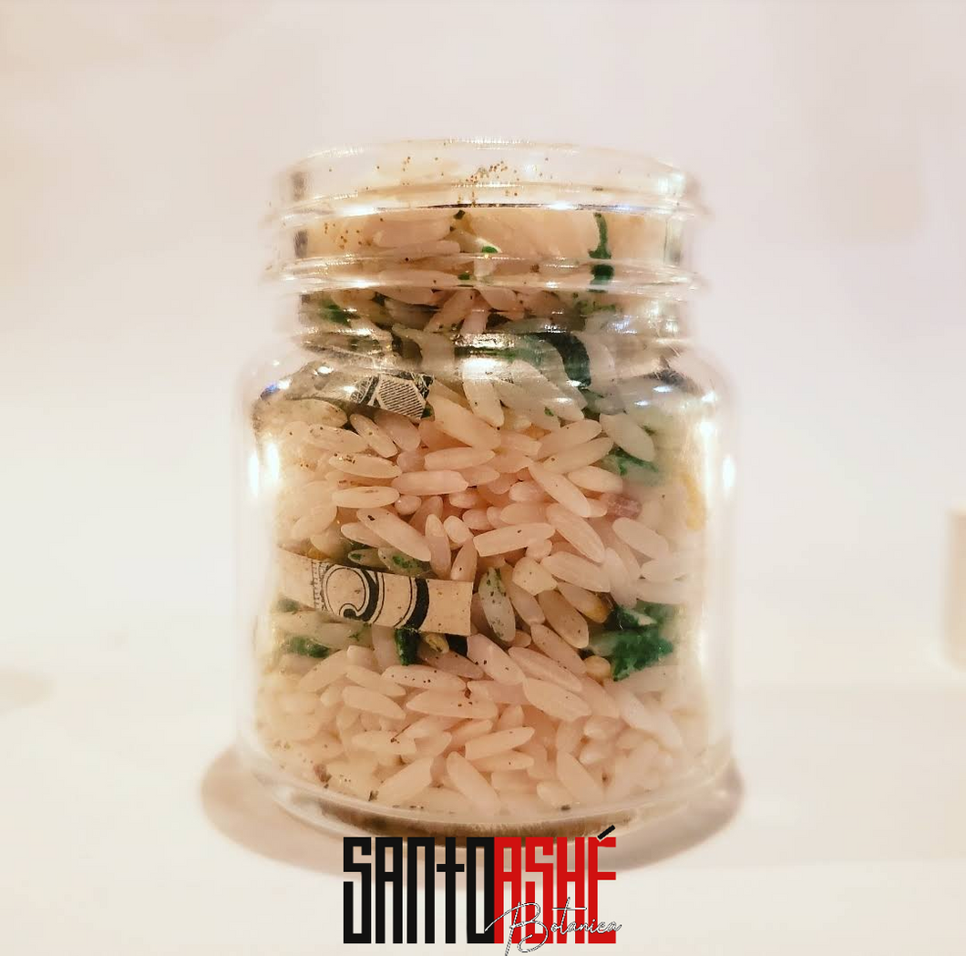 Mini Money Rice Abundance Jar - Santo Ashe Botanica