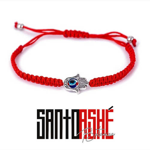 Hamsa Evil Eye  Red String Bracelet - Santo Ashe Botanica