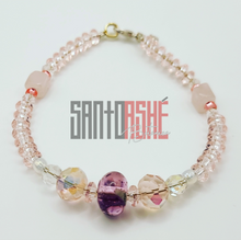 Load image into Gallery viewer, Self Love Rose Quartz Beaded Bracelet